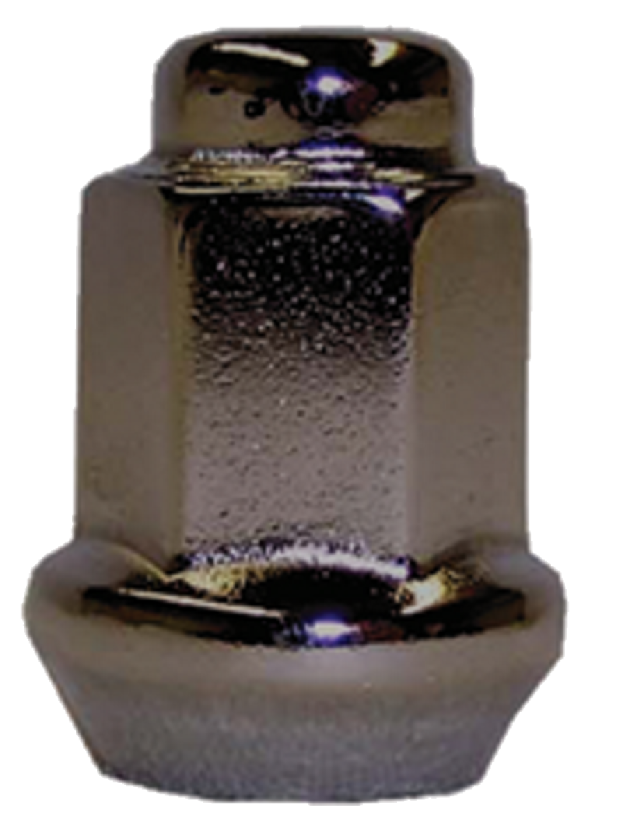 12MM X 1.25 TAPER SPLINE BLK LUG PK16