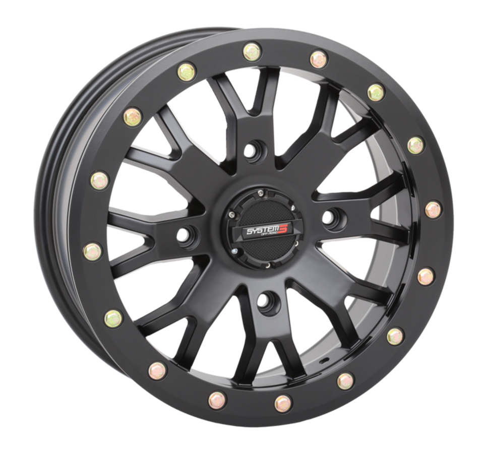 15X7 4/156 4+3 (+15MM) SB4 MATTE BLACK