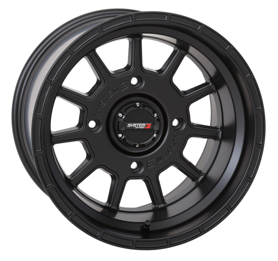 15X7 4/137 5+2 (+30MM) ST5 MATTE BLACK