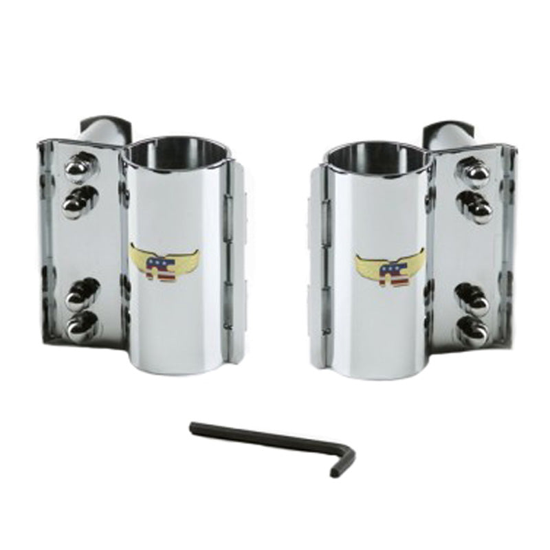 CHROME KIT SAME AS CJA FOR WIDE SHIELDS