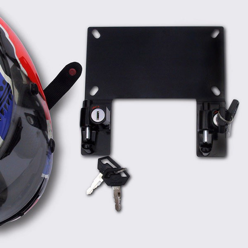 HELMET LOCK LICENSE BRACKET WITH 2 LOCKS USA