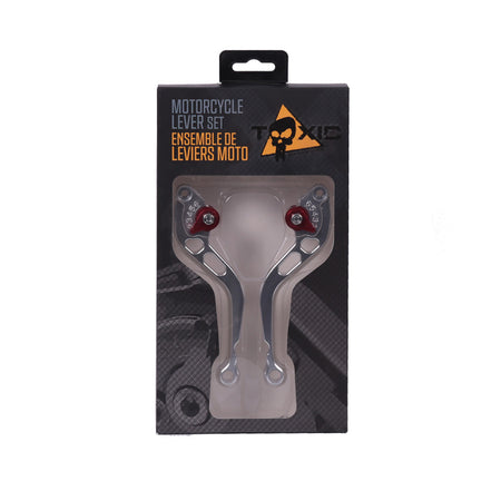 ENS. SHORT LEVERS ALUMINIUM/RED(PR)
