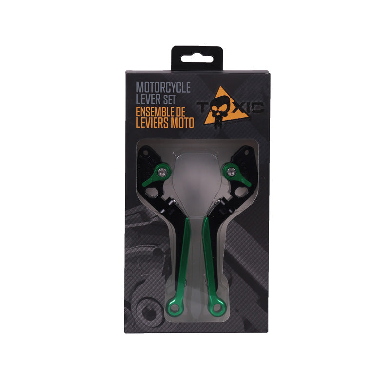 ENS. ADJUSTABLE/FOLDING LEVERS GREEN(PR)