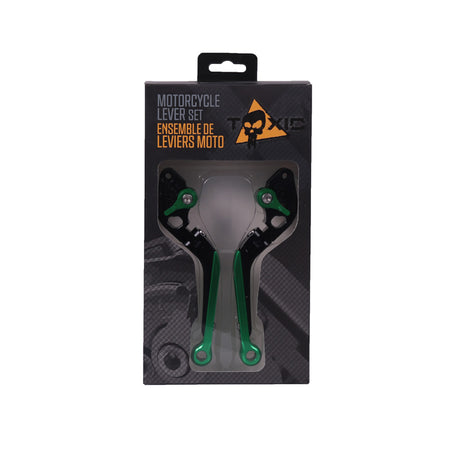 ENS. ADJUSTABLE/FOLDING LEVERS GREEN(PR)