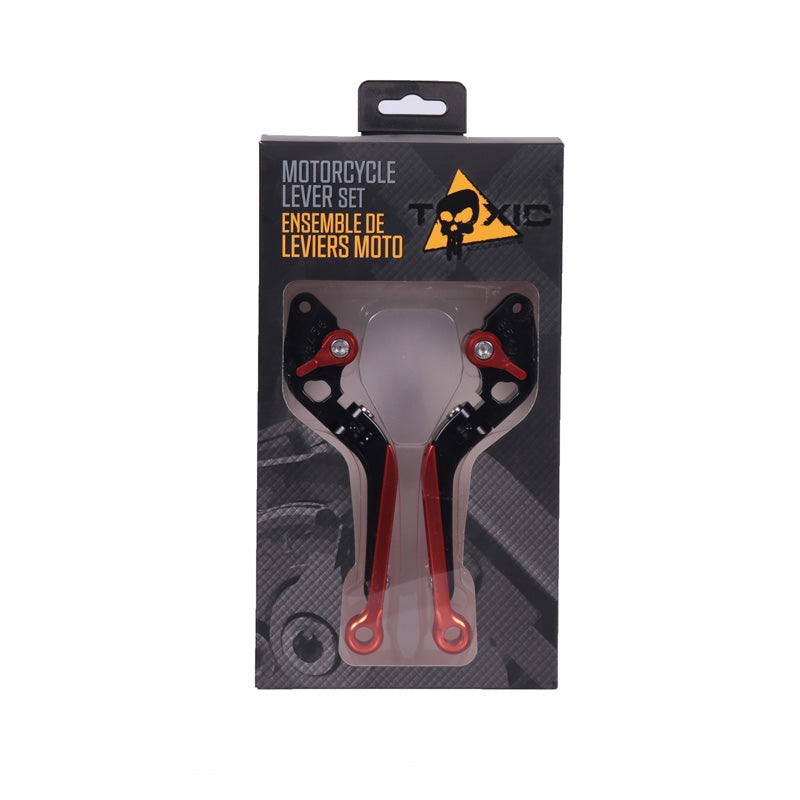 ENS. ADJUSTABLE/FOLDING LEVERS ORANGE(PR)
