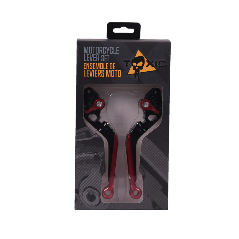 ENS. ADJUSTABLE/FOLDING LEVERS RED(PR)
