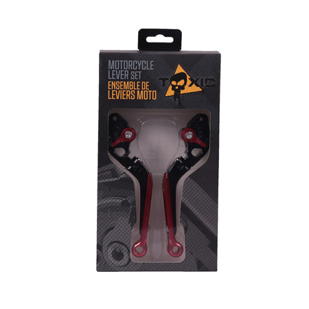 ENS. ADJUSTABLE/FOLDING LEVERS RED(PR)