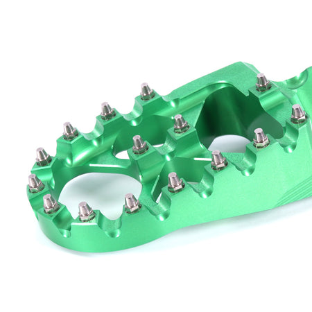 MX FOOTPEGS KAWASAKI GREEN KX250/450 06-22