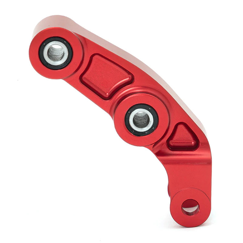 %REAR SHOCK ABSORBER MOUNT SUR-RON LBX RED