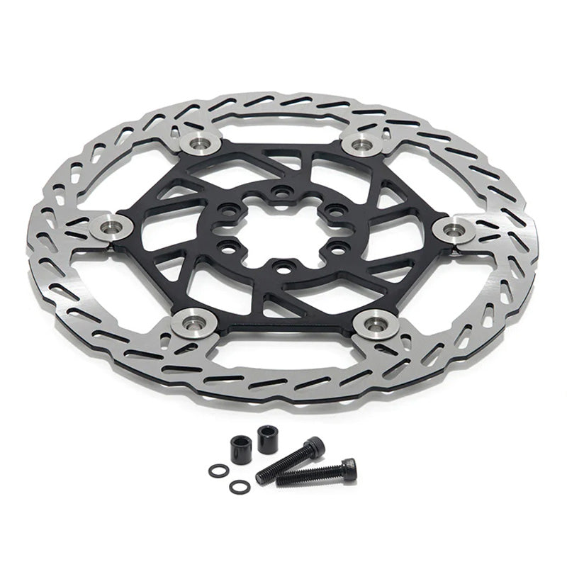 REAR FLOATING DISC 220MM SUR-RON LBX BLACK