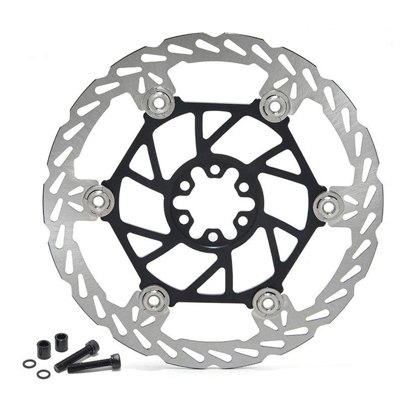 %FR FLOATING BRAKE DISC 220MM BLACK FASTACE SHOCK