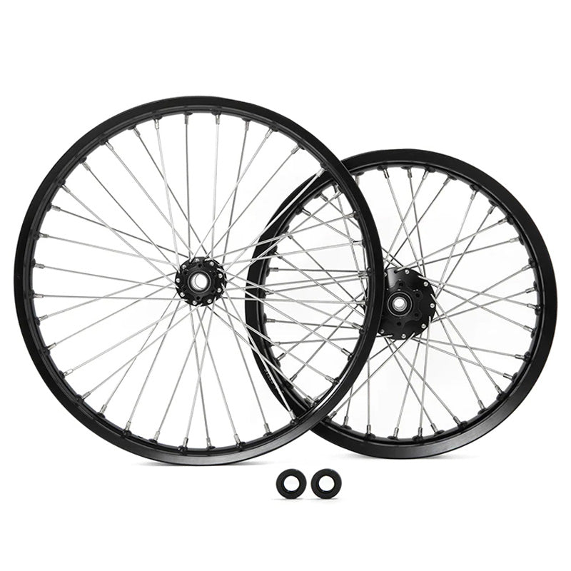 @WHEEL SET F1.40X19 R1.85X16 IN SUR-RON LBX BLACK
