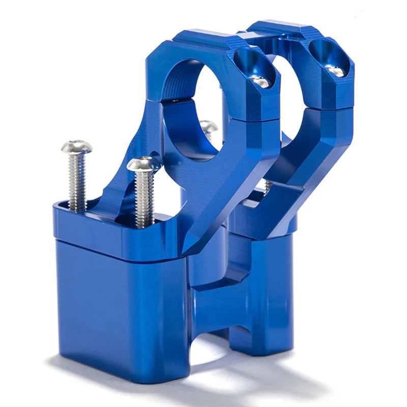 %HANDLEBAR RISER BRKT 1.5 INCH  SUR-RON LBX BLUE