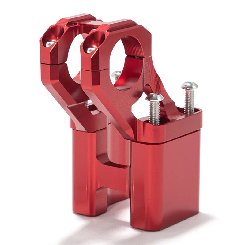 %HANDLEBAR RISER BRKT 2 INCH  SUR-RON LBX RED