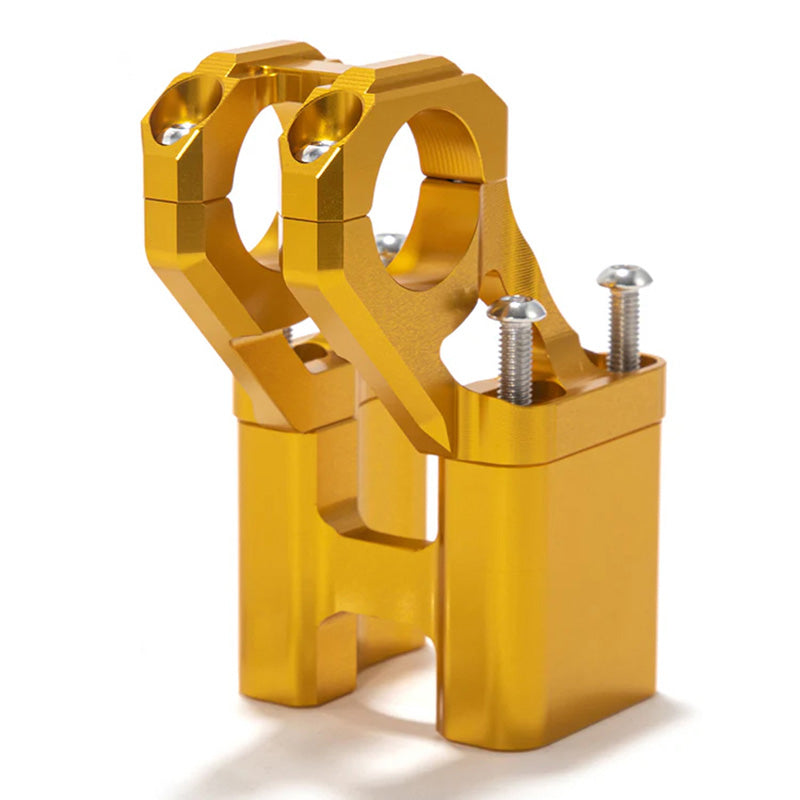 %HANDLEBAR RISER BRKT 2 INCH  SUR-RON LBX GOLD