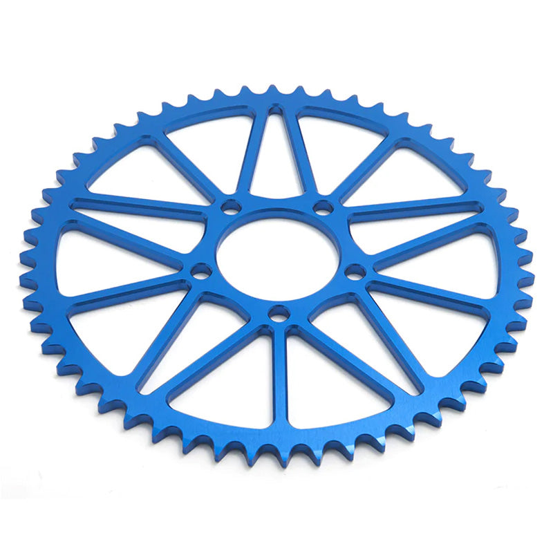 %REAR SPROCKET 52 TEETH SUR-RON LBX BLUE