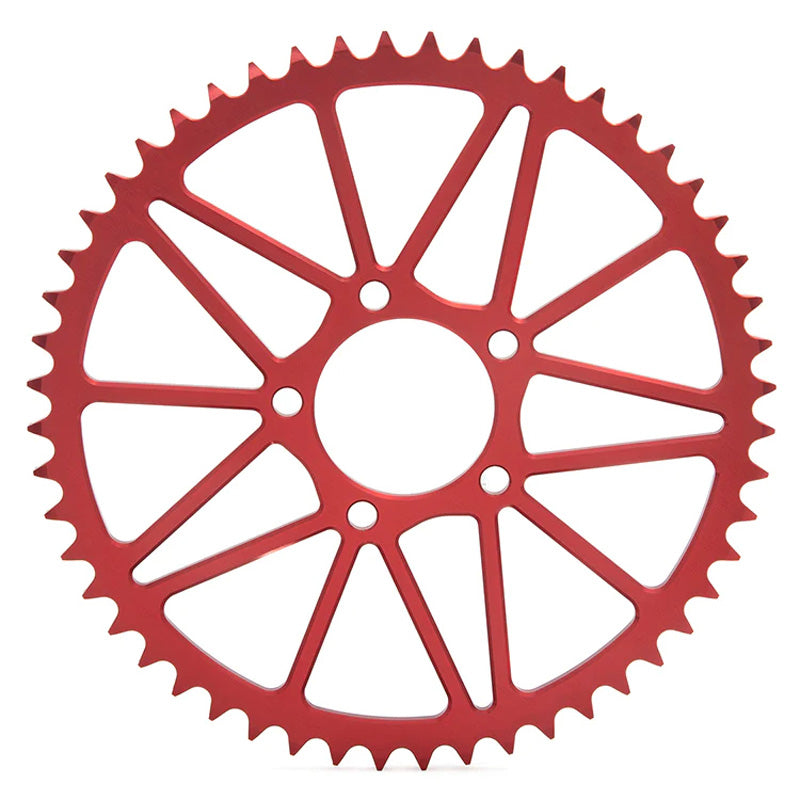 %REAR SPROCKET 52 TEETH SUR-RON LBX RED