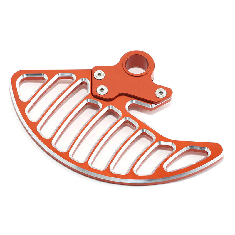 %FRONT BRAKE DISC GUARD SUR-RON LBX ORANGE