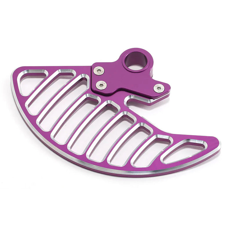 %FRONT BRAKE DISC GUARD SUR-RON LBX PURPLE