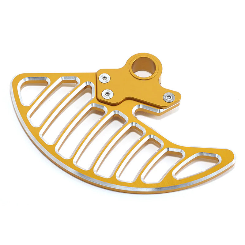 %FRONT BRAKE DISC GUARD SUR-RON LBX GOLD