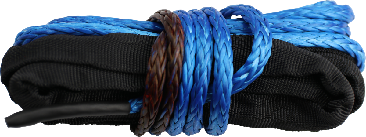 SYNTHETIC WINCH LINE 3/16" X 12' BLUE