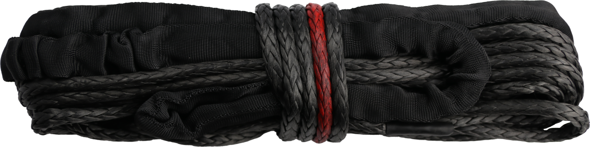 SYNTHETIC WINCH LINE 1/4" X 50' BLACK