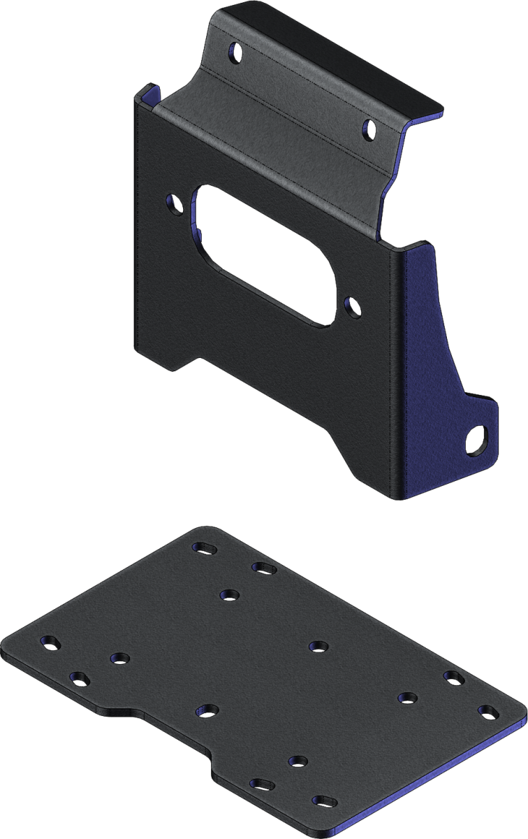 KFI ATV WINCH MOUNT TRX250 RECON (07-22)
