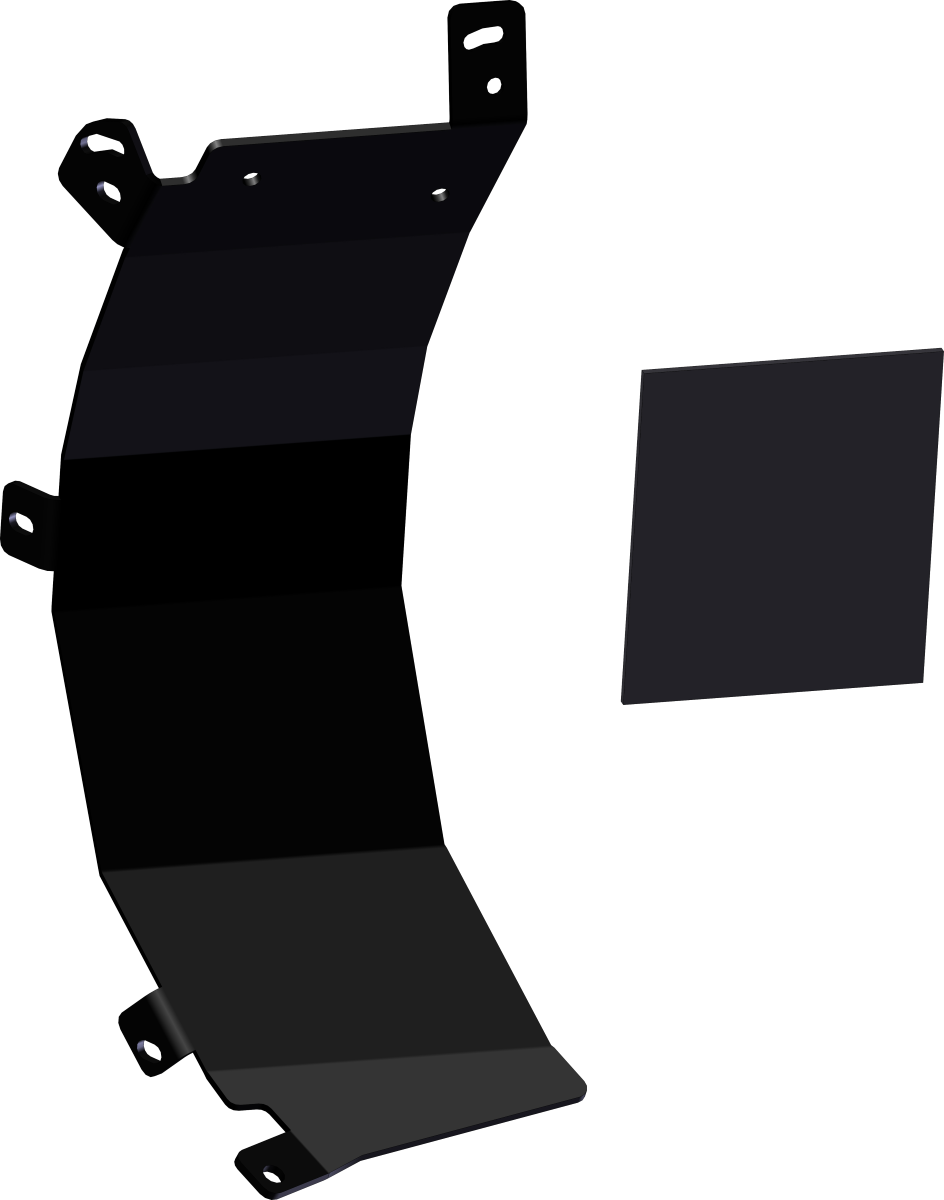 POLY PLOW TAPERED SIDE SHIELD (LH)