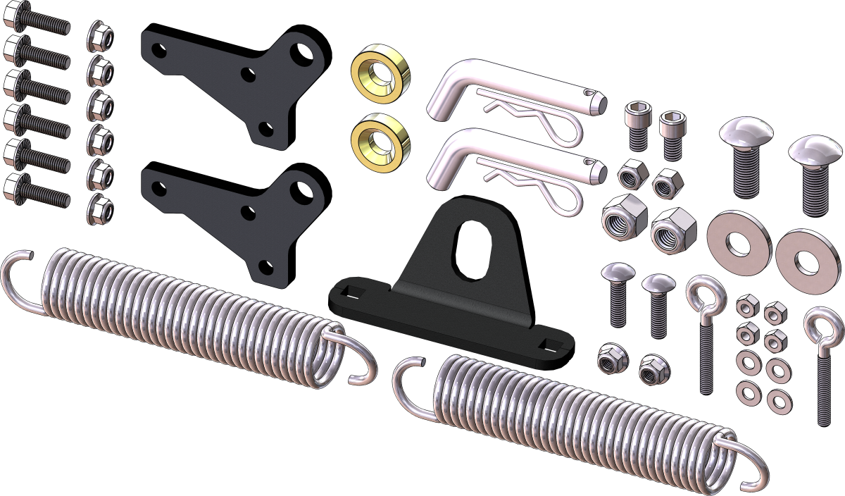 UTV PUSH TUBE HARDWARE KIT