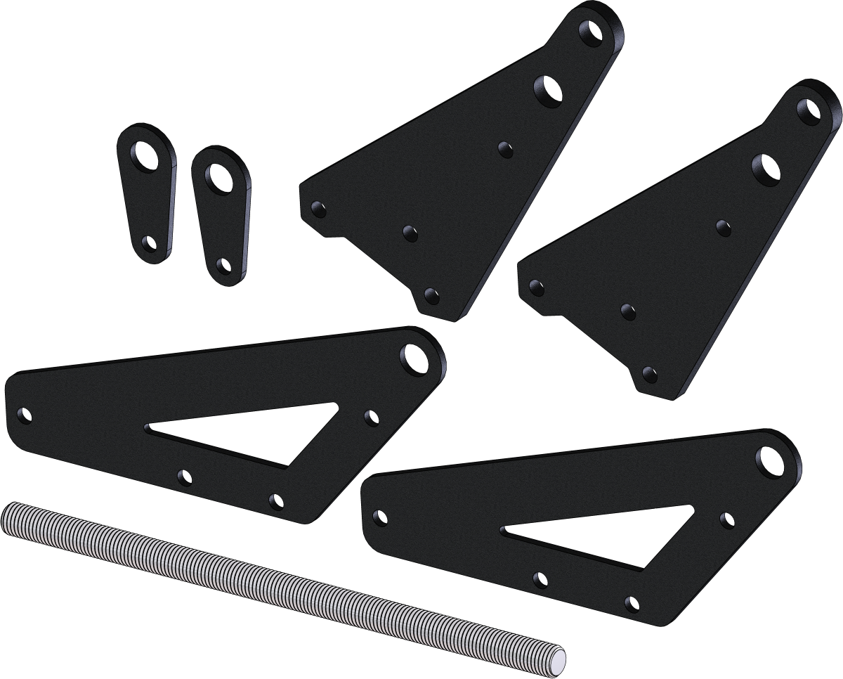 6'' UTV PLOW TUBE LEVELING KIT