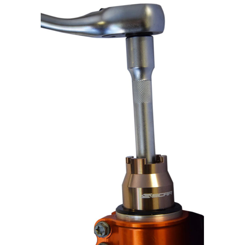 FORK CAP 2/1 SOCKET WP COMPR VALVE REMOVAL TOOL