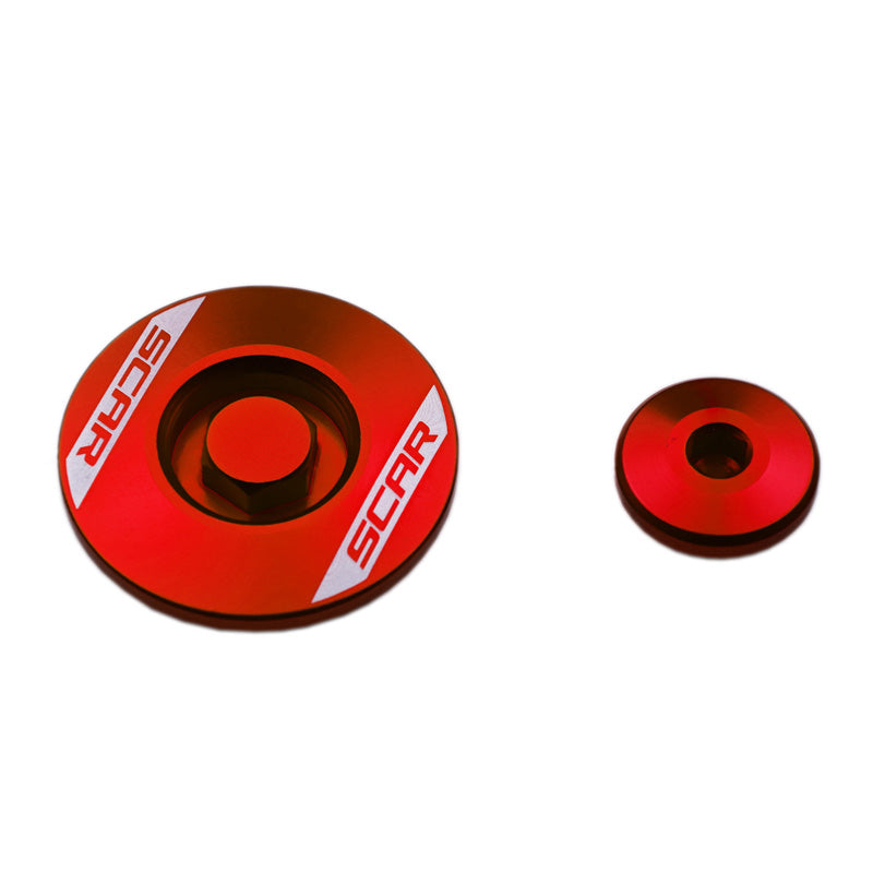 ENGINE PLUGS (KAWASAKI) - RED KXF450 09-24/250
