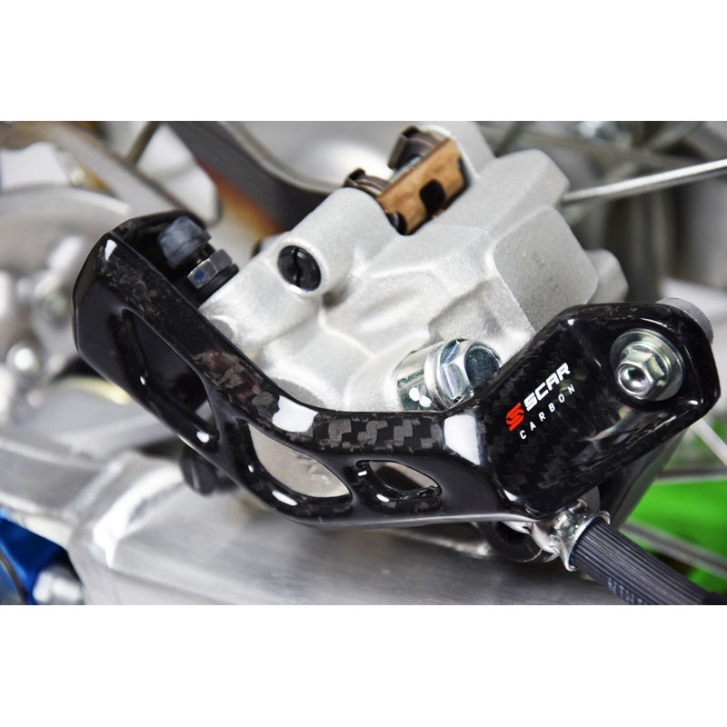CARBON REAR CALIPER GUARD KAWASAKI
