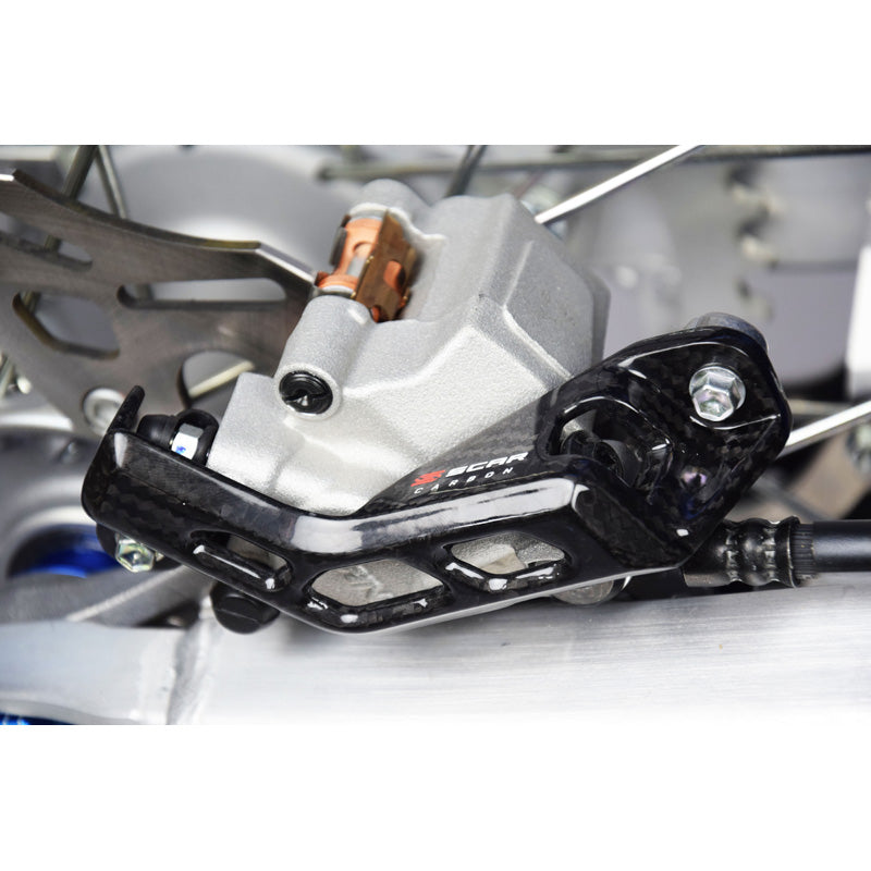 CARBON REAR CALIPER GUARD YAMAHA