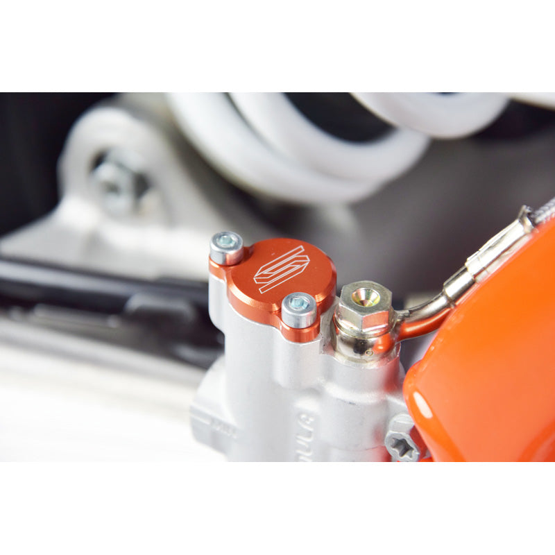 REAR BRAKE RESERVOIR COVER KTM ORANGE