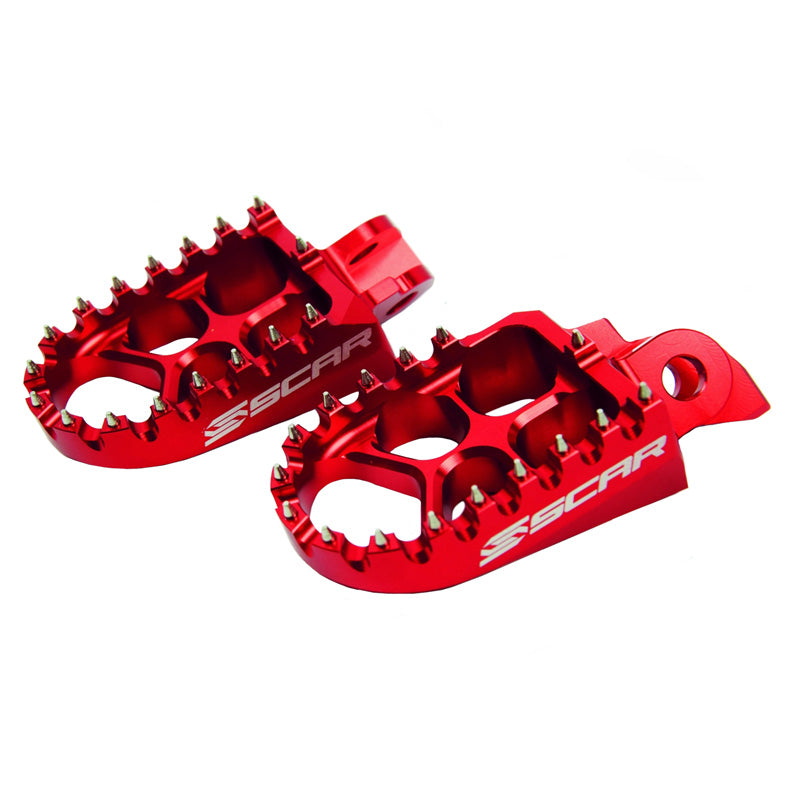 FOOTPEGS EVO (KTM/ HUSQV/GASGAS/SHERCO) RED