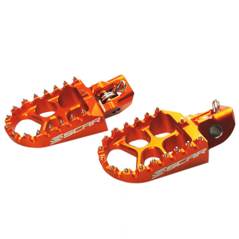 FOOTPEGS EVO (KTM/ HUSQV/GASGAS/SHERCO) ORANGE