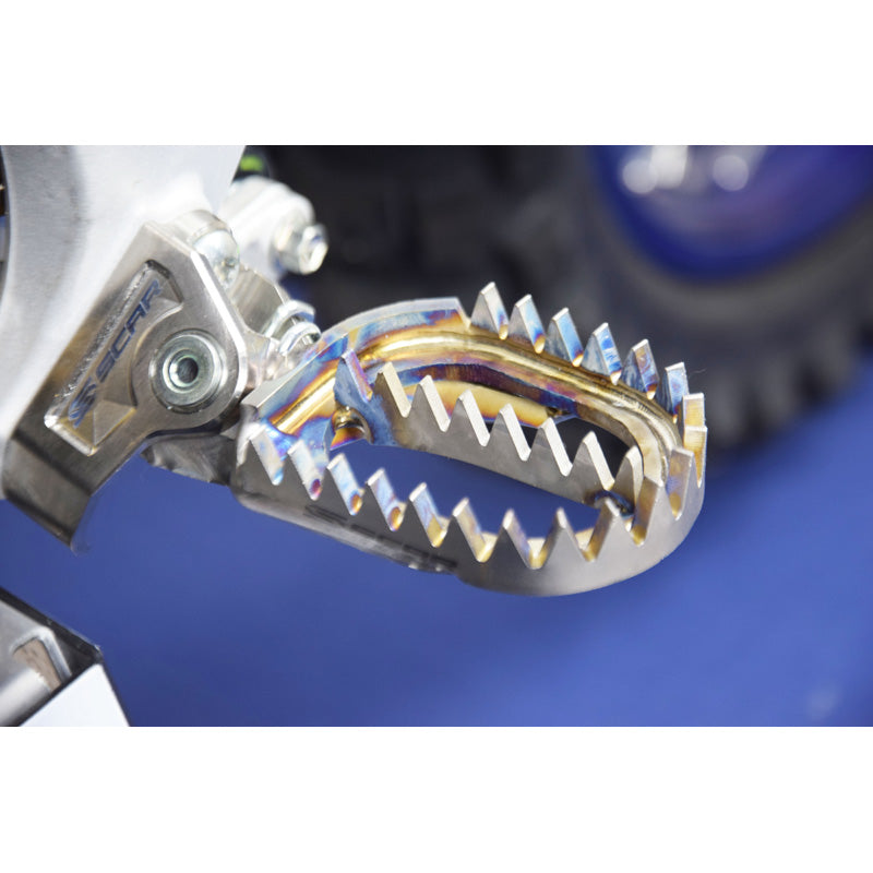 FOOTPEGS GRIPPER (YAMAHA) TITANIUM