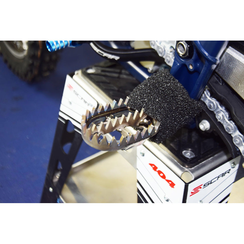 FOOTPEGS GRIPPER (BETA/HUSQ/KTM) TITANIUM