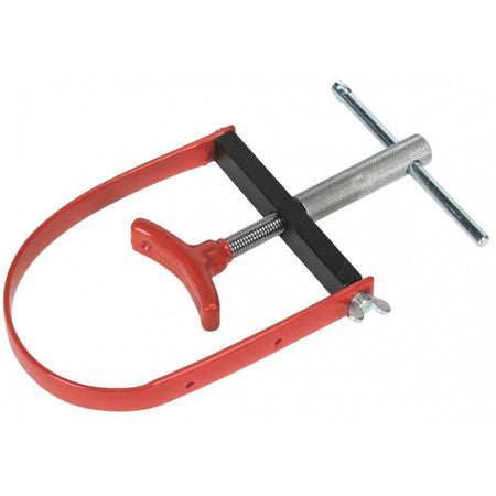 ADJUSTABLE FLYWHEEL HOLDER 50-120MM (PVC COATED).