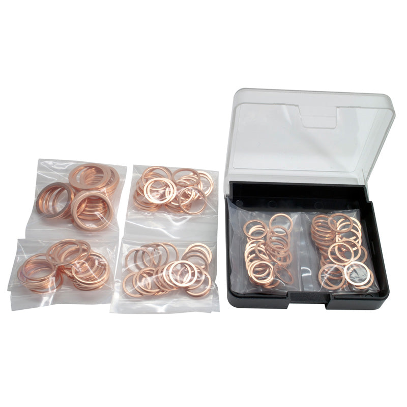 DRAIN COPPER WASHER KIT 120PCS