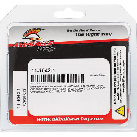 REAR WHEEL SPACER KIT KX 125/250/F 04-12