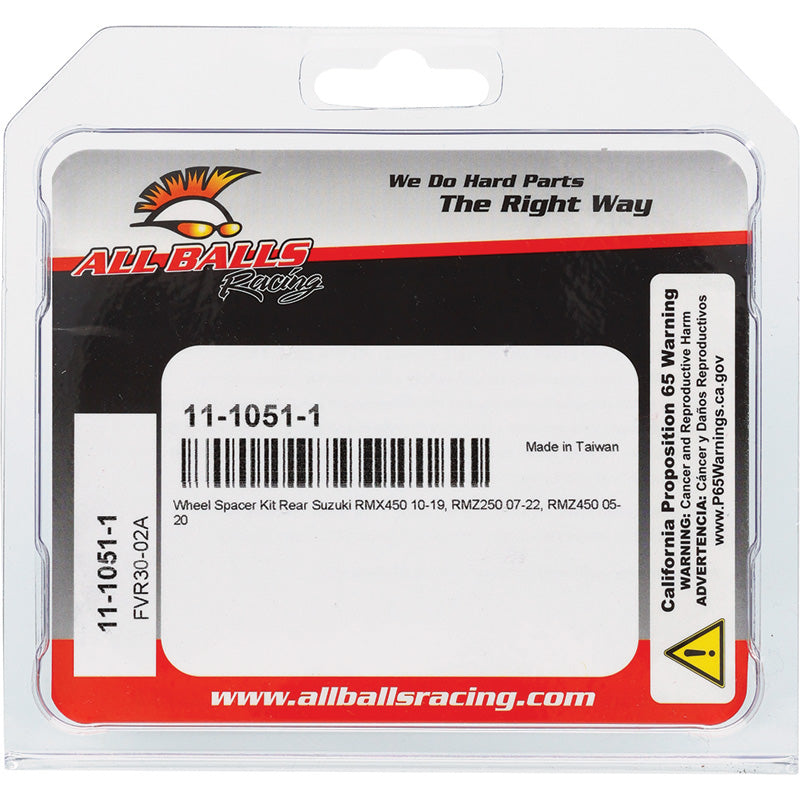 REAR WHEEL SPACER KIT RMZ250/RMZ/X450 05-12