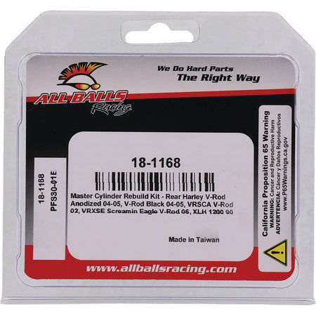 MASTER CYL REBUILD KIT  HARLEY VROD 04-05