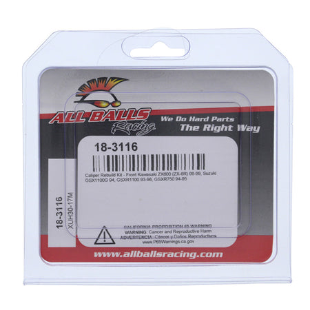 CALIPER REBUILD KIT FR KAWASAKI ZX-6R 98-99