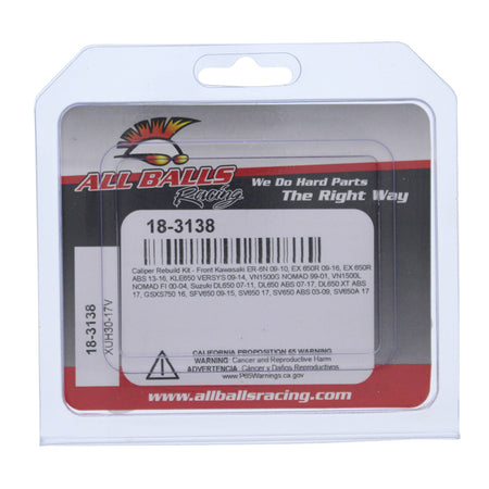 CALIPER REBUILD KIT FR KAW VERSYS 650 09-14