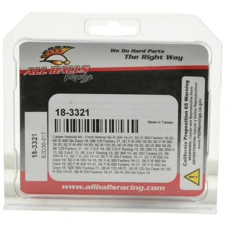 BRAKE CALIPER REBUILD KIT SHERCO SE-R 250-14-21