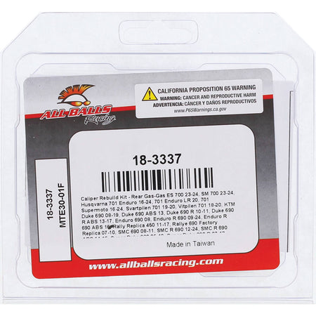 BRAKE CALIPER REBUILD KIT RR KTM ENDURO 690R 09-24