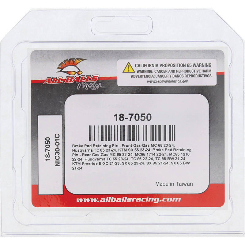 BRAKE PAD RETAINING PIN RR KTM SX85 21-24