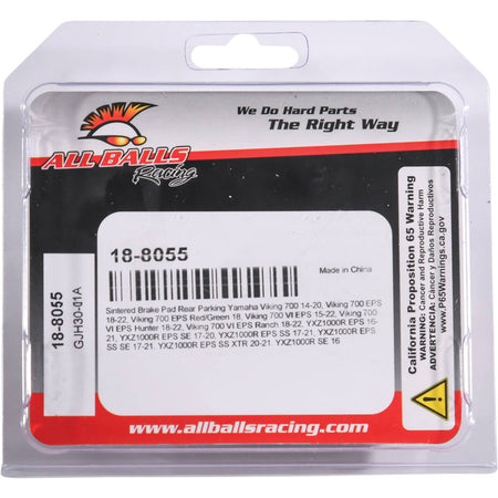 BRAKE PADS - ALL BALLS RACING FA497